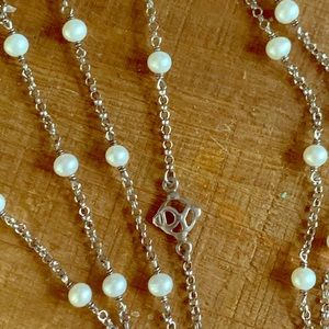 David Yurman Layered Freshwater Pearl Necklace